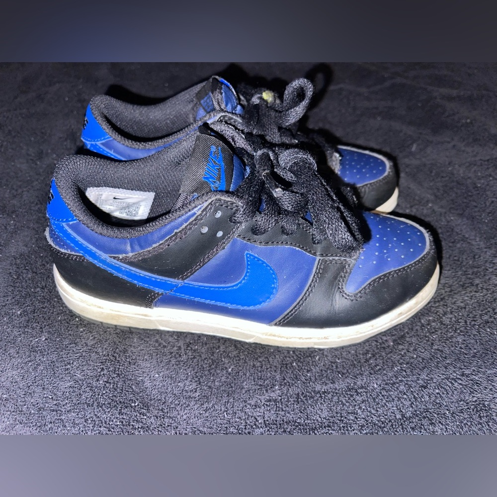 Unisex Kids Nike Dunk Low Black/Navy sz 1y